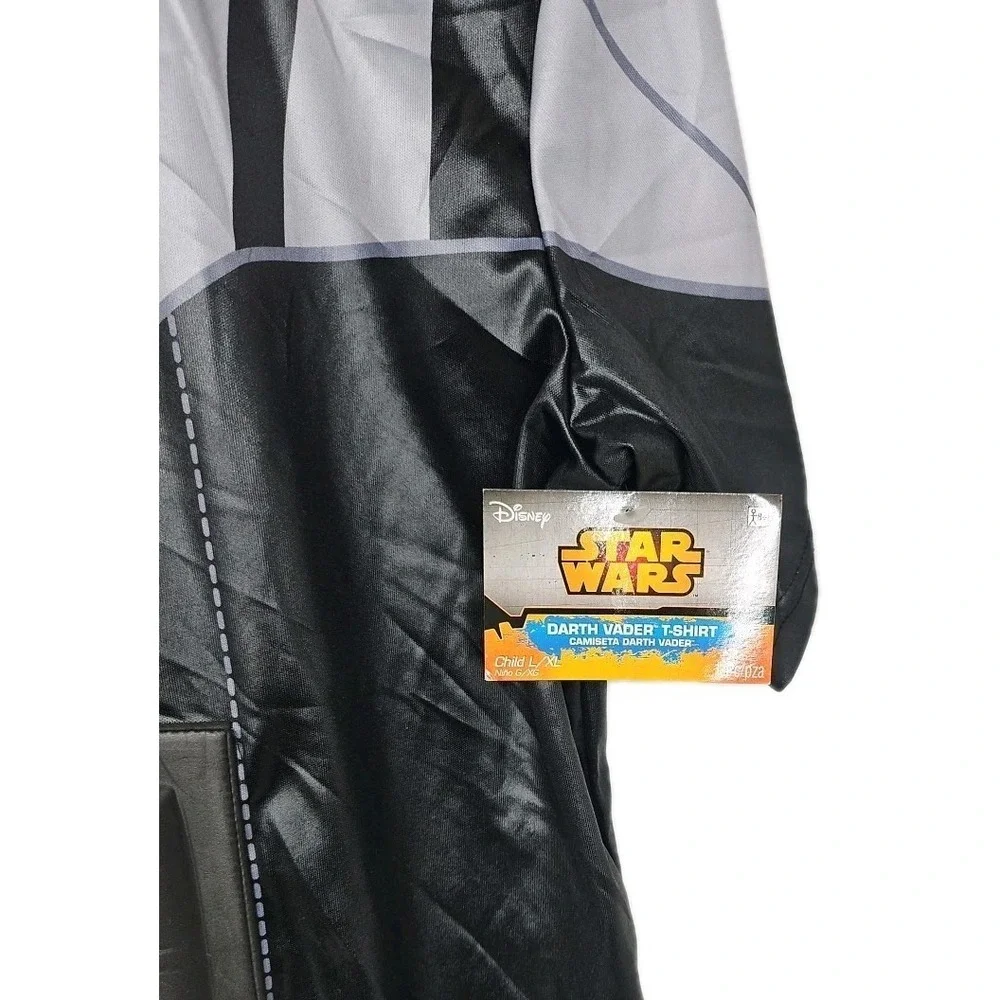 Star Wars 3D Chest Darth Vader Sith T-Shirt Halloween Costume‎ Child S/M NWT'S - Picture 4 of 8
